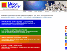 Tablet Screenshot of lisbonexplorer.com